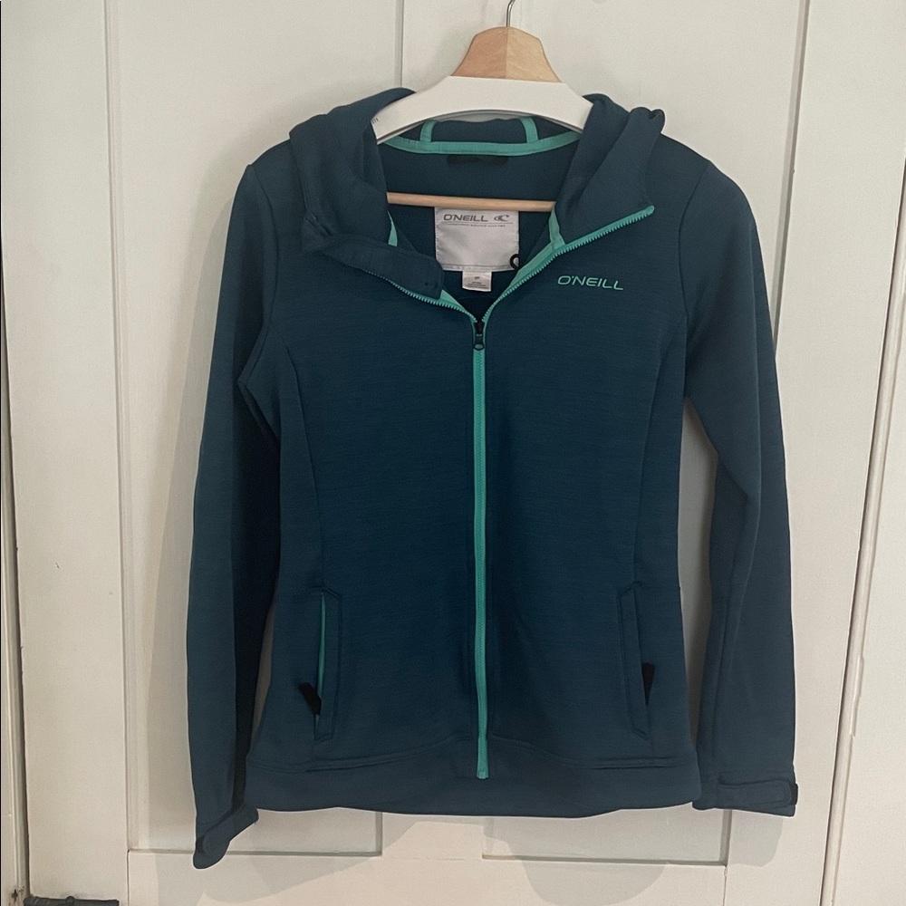 O'Neill Teal Hoodie with Mint Accents